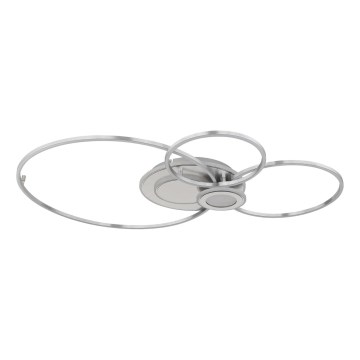 Globo - LED stmievateľné stropné svietidlo LED/36W/230V 2700-6500K strieborné + diaľkové ovládanie