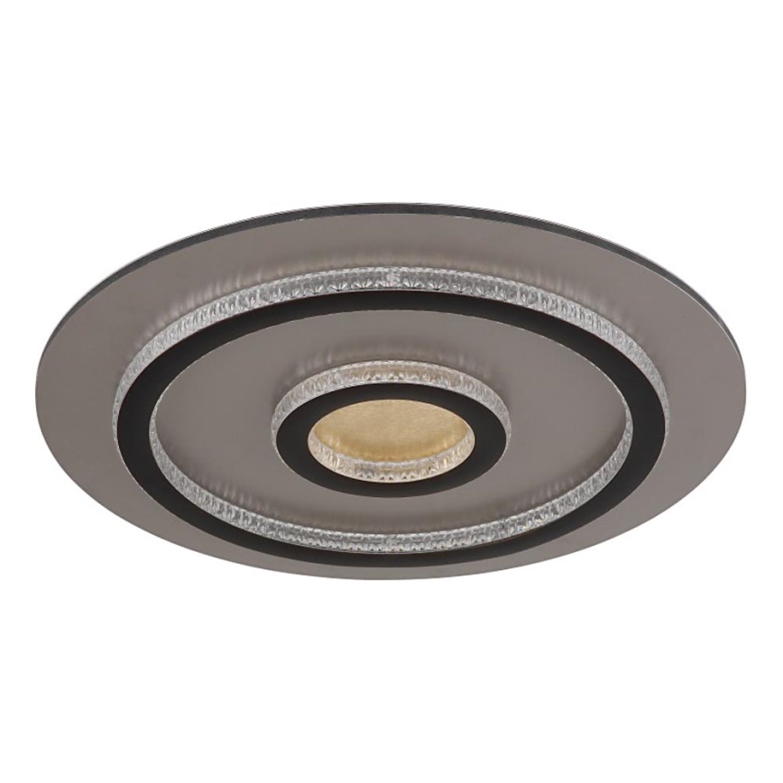 Globo - LED Stmievateľné stropné svietidlo LED/40W/230V 3000-6500K pr. 45 cm čierne + diaľkové ovládanie