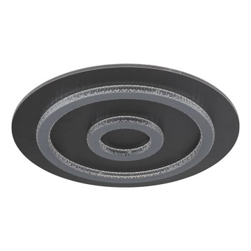 Globo - LED stmievateľné stropné svietidlo LED/40W/230V 3000-6500K priemer 45 cm antracit + diaľkové ovládanie