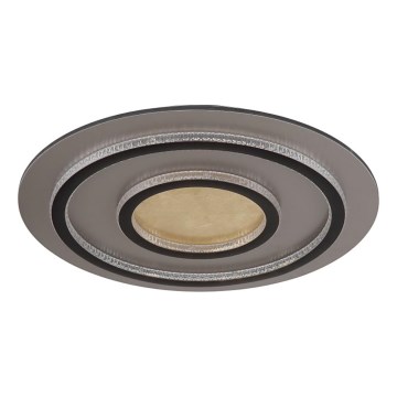 Globo - LED stmievateľné stropné svietidlo LED/60W/230V 3000-6500K pr. 55 cm čierne + diaľkové ovládanie