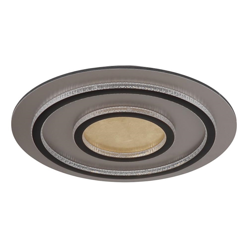 Globo - LED stmievateľné stropné svietidlo LED/60W/230V 3000-6500K pr. 55 cm čierne + diaľkové ovládanie