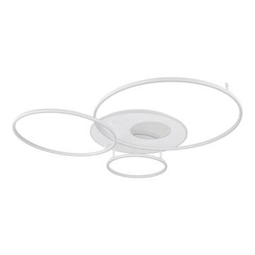 Globo - LED Stmievateľné stropné svietidlo LED/70W/230V 2700-6000K 105x26,5 cm strieborné + diaľkové ovládanie
