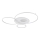 Globo - LED stmievateľné stropné svietidlo LED/70W/230V 2700-6500K 105x26,5 cm biela + diaľkové ovládanie