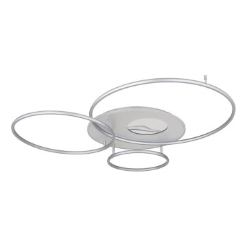 Globo - LED stmievateľné stropné svietidlo LED/70W/230V 2700-6500K matný chróm + diaľkové ovládanie