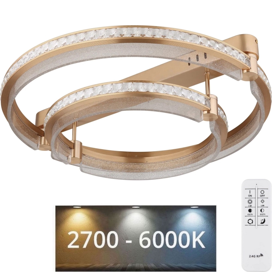 Globo - LED Stmievateľné stropné svietidlo LED/78W/230V 2700K-6000K + diaľkové ovládanie