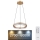 Globo - LED Stmievateľný krištáľový luster na lanku LED/36W/230V 2700K-6000K + diaľkové ovládanie