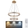 Globo - LED Stmievateľný krištáľový luster na lanku LED/78W/230V 2700K-6000K + diaľkové ovládanie