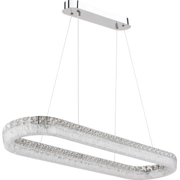 Globo - LED stmievateľný luster na lane LED/40W/230V 2700–6000K číre + diaľkové ovládanie