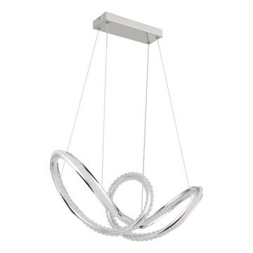 Globo - LED stmievateľný luster na lane LED/45W/230V 2700-6000K lesklý chróm + diaľkové ovládanie