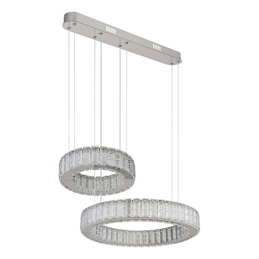 Globo - LED Stmievateľný luster na lanku LED/80W/230V 2700-6000K + diaľkové ovládanie