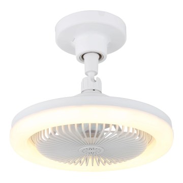 Globo - LED stmievateľný stropný ventilátor LED/20W/230V 3000-6500K biely + diaľkové ovládanie