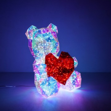 Globo - LED stolná dekorácia v darčekovom balení LED/6W/5V USB medveď