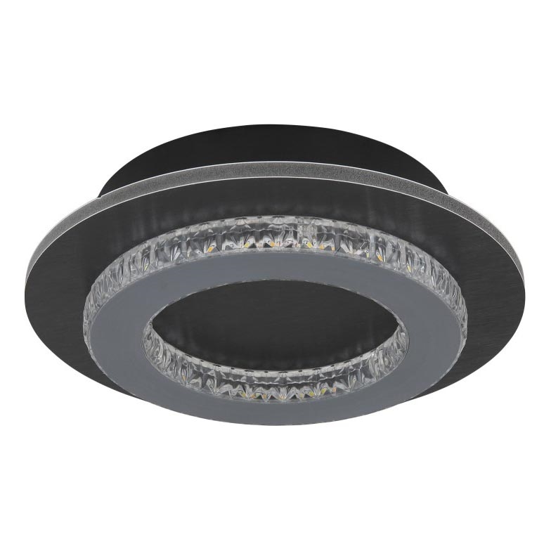 Globo - LED stropné svietidlo LED/12W/230V 3000/4000/6500K pr. 20 cm antracit