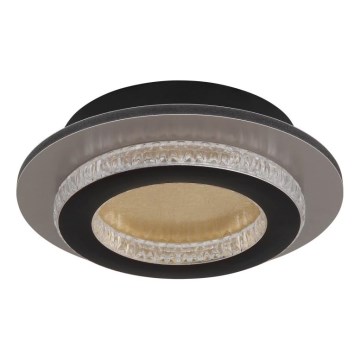 Globo - LED stropné svietidlo LED/12W/230V 3000/4000/6500K priemer 20 cm čierna