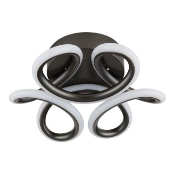 Globo - LED Stropné svietidlo LED/24W/230V 2700/4000/6000K pr. 26 cm čierna