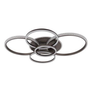 Globo - LED Stropné svietidlo LED/70W/230V 3000K 88x110 cm antracit