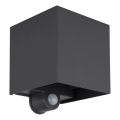 Globo - LED vonkajšie nástenné svietidlo so senzorom 2xLED/3W/230V IP54