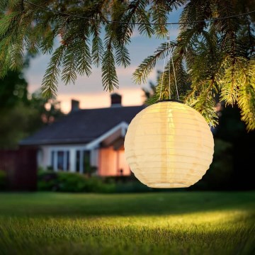 Globo - LED Závesné solárne svietidlo LED/0,5W/3V IP44 béžová