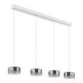 Globo - LED závesné svietidlo na lankách LED/24W/230V biela/dymová