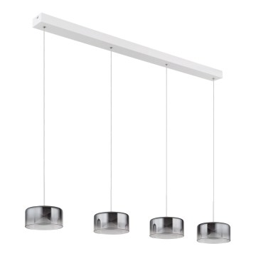 Globo - LED závesné svietidlo na lankách LED/24W/230V biela/dymová