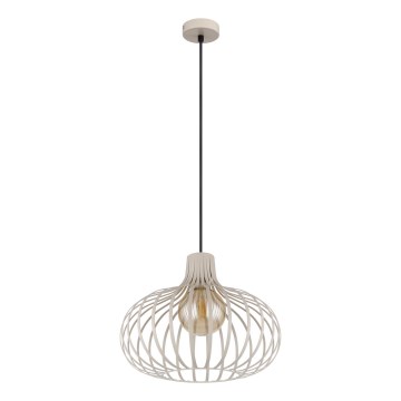Globo - Luster na lanku 1xE27/40W/230V béžový