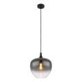 Globo - Luster na lanku 1xE27/60W/230V pr. 29 cm čierna
