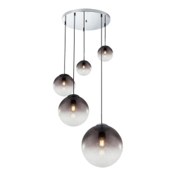 Globo - Luster na lanku 3xE27/40W/230V + 2xE27-ILLU/25W