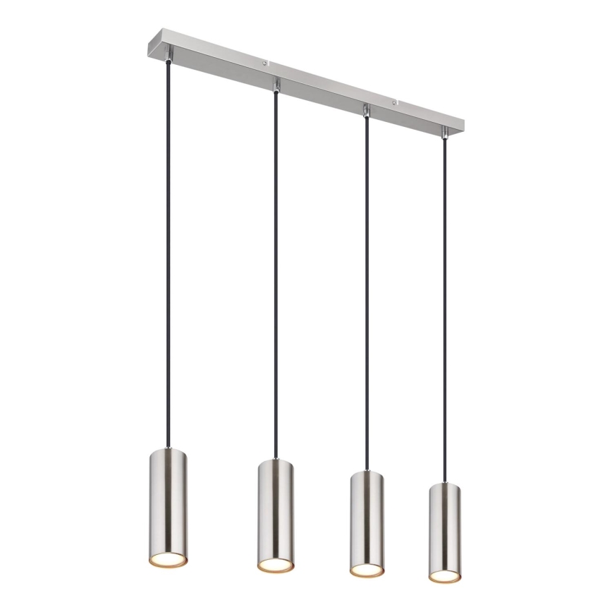 Globo - Luster na lanku 4xGU10/35W/230V matný chróm