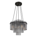 Globo - Luster na lanku 5xE27/60W/230V čierny