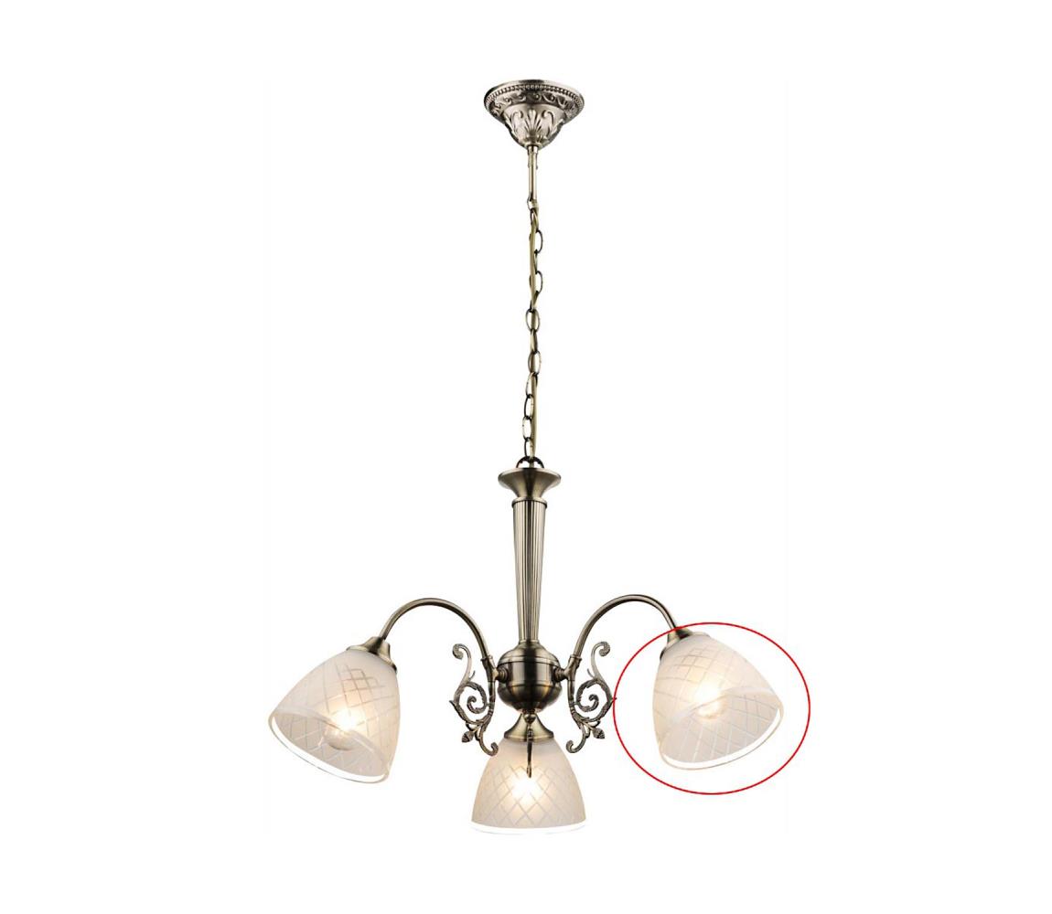 Globo - Náhradné sklo pre luster TIALDA E14, priemer 13,5 cm 69013G