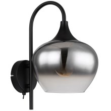 Globo - Nástenná lampa 1xE27/40W/230V čierna