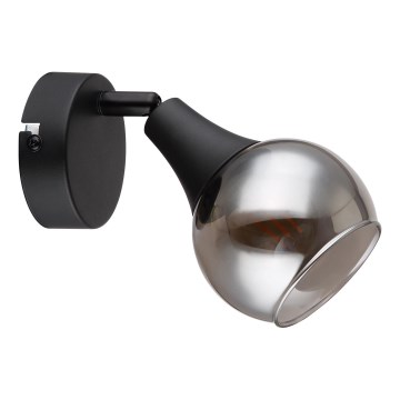 Globo - Nástenné bodové svietidlo 1xE14/40W/230V čierna