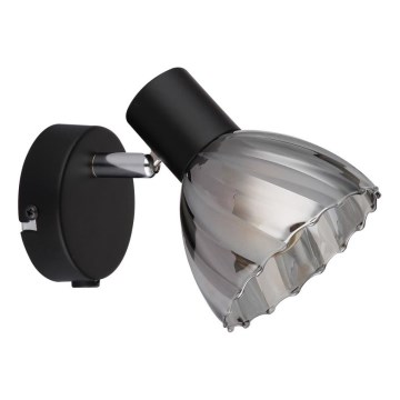 Globo - Nástenné bodové svietidlo 1xE14/40W/230V čierna