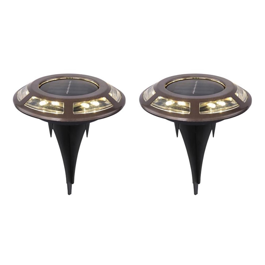 Globo - SADA 2x LED Solárne svietidlo LED/0,72W/3V 3200K IP44 300 mAh