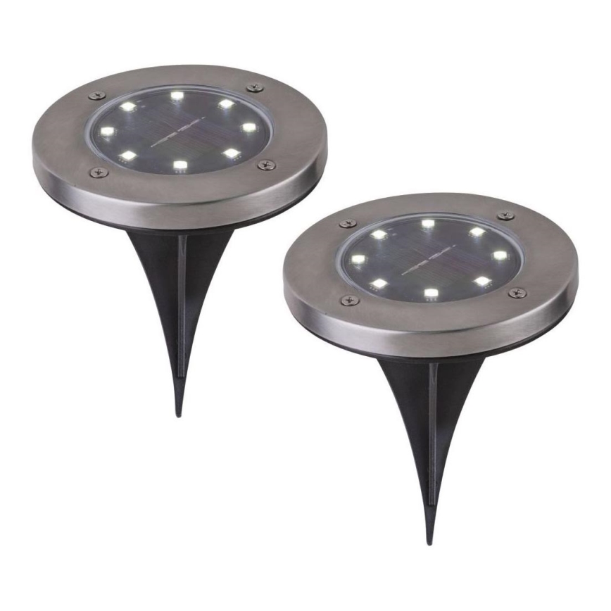 Globo - SADA 2x LED Solárne svietidlo LED/0,8W/3V IP44 300 mAh