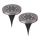 Globo - SADA 2x LED Solárne svietidlo LED/0,8W/3V IP44 300 mAh