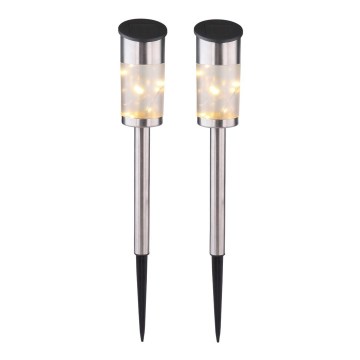 Globo - SADA 2x Solárna lampa 10xLED/0,06W/1,2V IP44