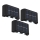 Globo - SADA 3x LED Solárne svietidlo LED/0,8W/3V 6500K IP44 600 mAh