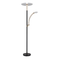 Globo - Stmievateľná LED stojacia lampa LED/40W/230V + LED/5,5W 2700/4000/6000K čierna