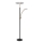 Globo - Stmievateľná LED stojacia lampa LED/40W/230V + LED/5,5W 2700/4000/6000K čierna