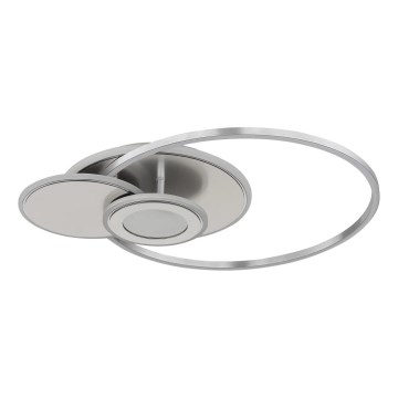 Globo - stmievateľné LED stropné svietidlo LED/24W/230V 2700-6500K 45x56 cm strieborné + diaľkové ovládanie