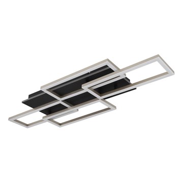 Globo - stmievateľné LED stropné svietidlo LED/40W/230V 2700-6500K 32,5x87,5 cm čierne + diaľkové ovládanie