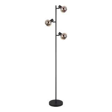 Globo - Stojacia lampa 3xE14/40W/230V čierna