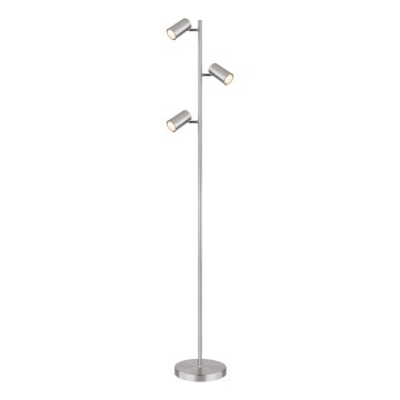 Globo - Stojacia lampa 3xGU10/5W/230V matný chróm