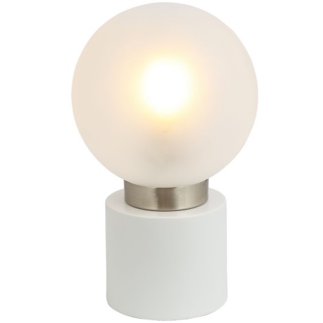 Globo - Stolná lampa 1xE14/25W/230V biela