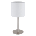Globo - Stolná lampa 1xE27/40W/230V biela