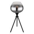 Globo - Stolná lampa 1xE27/40W/230V čierna