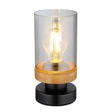 Globo - Stolná lampa 1xE27/40W/230V kov/drevo