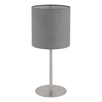 Globo - Stolná lampa 1xE27/40W/230V sivá