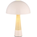 Globo - Stolná lampa 1xE27ILLU/40W/230V béžová
